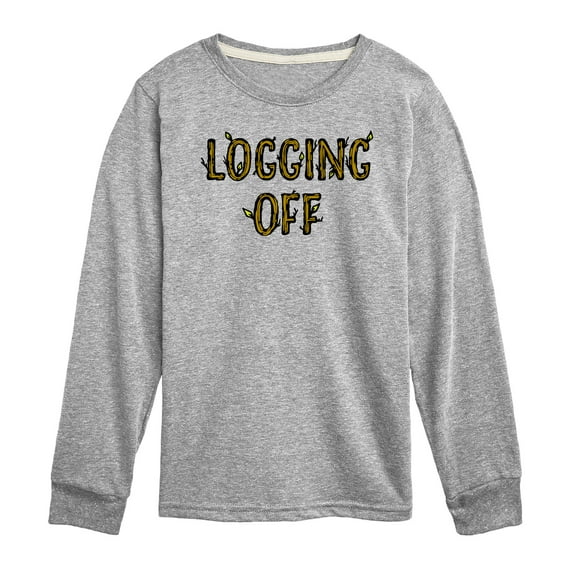 Instant Message - Logging Off - Toddler & Youth Long Sleeve Graphic T-Shirt