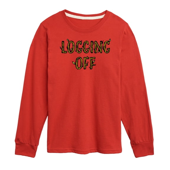 Instant Message - Logging Off - Toddler & Youth Long Sleeve Graphic T-Shirt