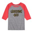 thumbnail image 1 of Instant Message - Logging Off - Toddler & Youth Raglan Graphic T-Shirt, 1 of 7
