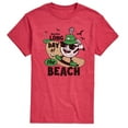 thumbnail image 1 of Instant Message - Long Day at the Beach Golfing  - Men's Short Sleeve Graphic T-shirt, 1 of 6