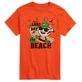 thumbnail image 1 of Instant Message - Long Day at the Beach Golfing  - Men's Short Sleeve Graphic T-shirt, 1 of 6