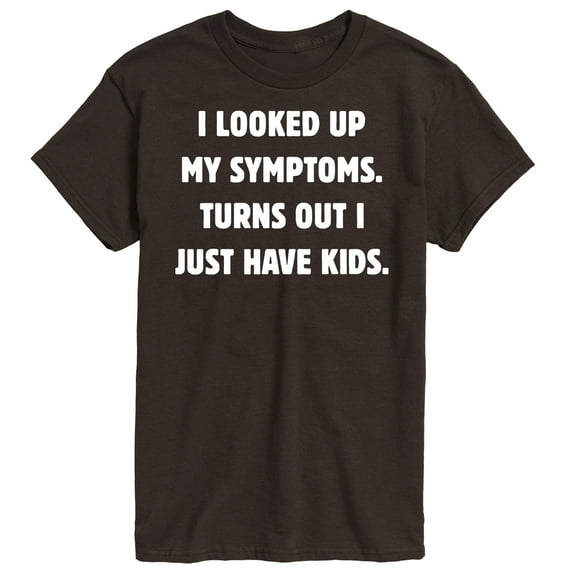 Instant Message - Looked Up Symptoms - Men's Short Sleeve Graphic T-Shirt