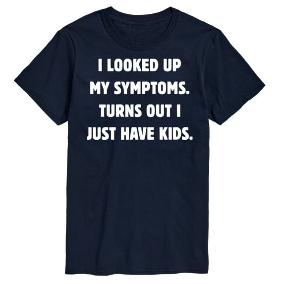 Instant Message - Looked Up Symptoms - Men's Short Sleeve Graphic T-Shirt