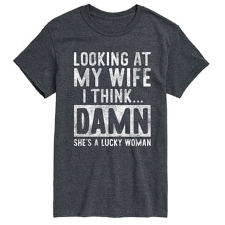 Instant Message - Looking At My Wife Short Sleeve Graphic T-Shirt