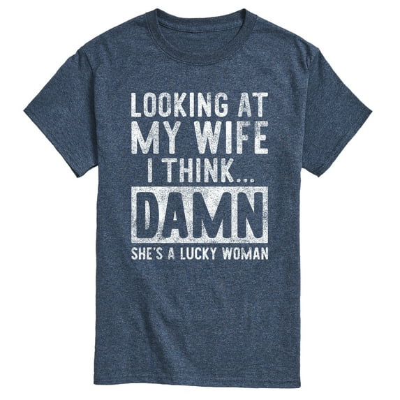Instant Message - Looking At My Wife - Men's Short Sleeve Graphic T-Shirt