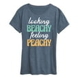 thumbnail image 1 of Instant Message - Looking Beachy Feeling Peachy - Women's Short Sleeve Graphic T-Shirt, 1 of 6