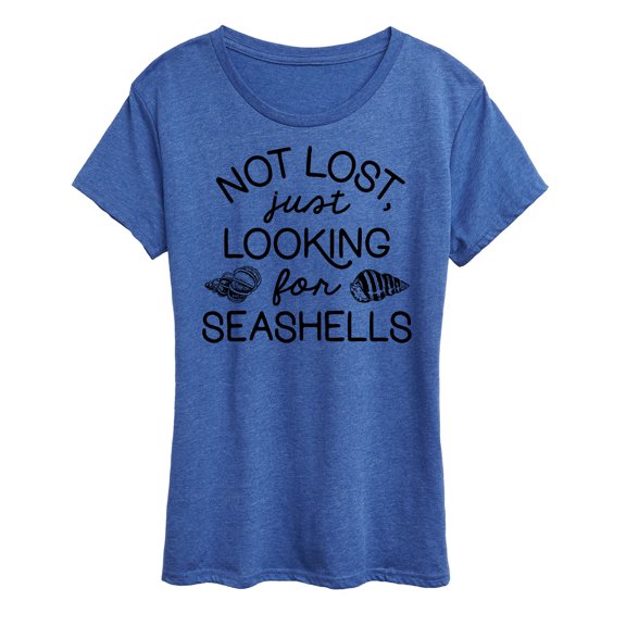 Instant Message - Looking For Seashells - Women's Short Sleeve Graphic T-Shirt