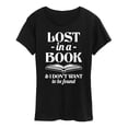 thumbnail image 1 of Instant Message - Lost In Book - Women's Short Sleeve Graphic T-Shirt, 1 of 5