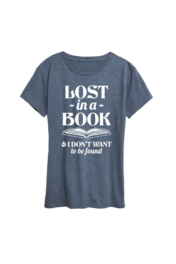- Lost In Book Short Sleeve Graphic T-Shirt