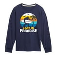 thumbnail image 1 of Instant Message - Lost In Paradise Sasquatch  - Toddler & Youth Long Sleeve Graphic T-Shirt, 1 of 6