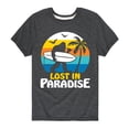 thumbnail image 1 of Instant Message - Lost In Paradise Sasquatch  - Toddler & Youth Short Sleeve Graphic T-Shirt, 1 of 6
