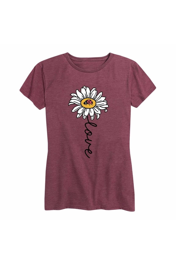 - Love Daisy Ladybug - Women's Short Sleeve Graphic T-Shirt