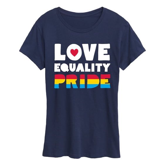 Instant Message - Love Equality Pride Short Sleeve Graphic T-Shirt