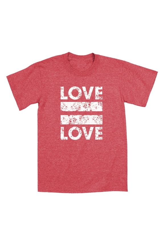 - Love Equals Love Cool Equality News - Mens T-Shirt - Heather red - Medium