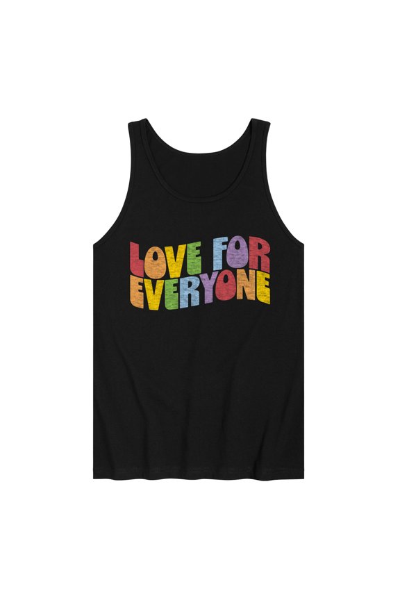 - Love For Everyone - LGBT Pride Ally - Men's Jersey Tank