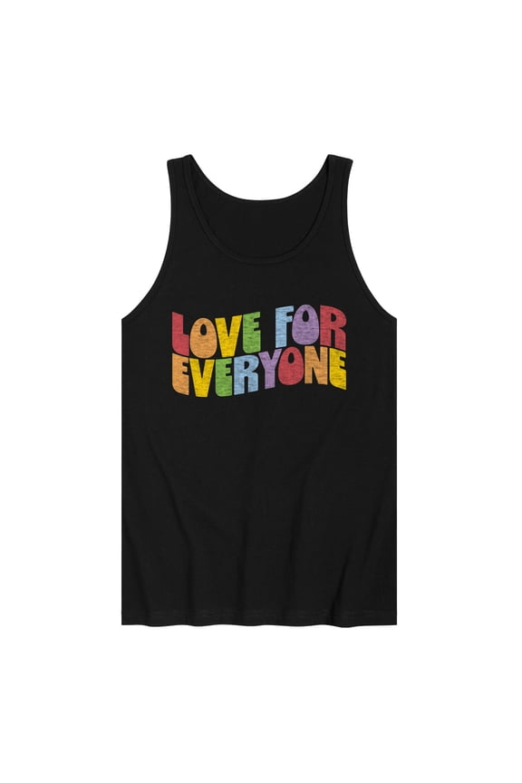 - Love For Everyone - LGBT Pride Ally - Men's Jersey Tank