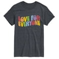 thumbnail image 1 of Instant Message - Love For Everyone - Men's Short Sleeve Graphic T-Shirt, 1 of 5