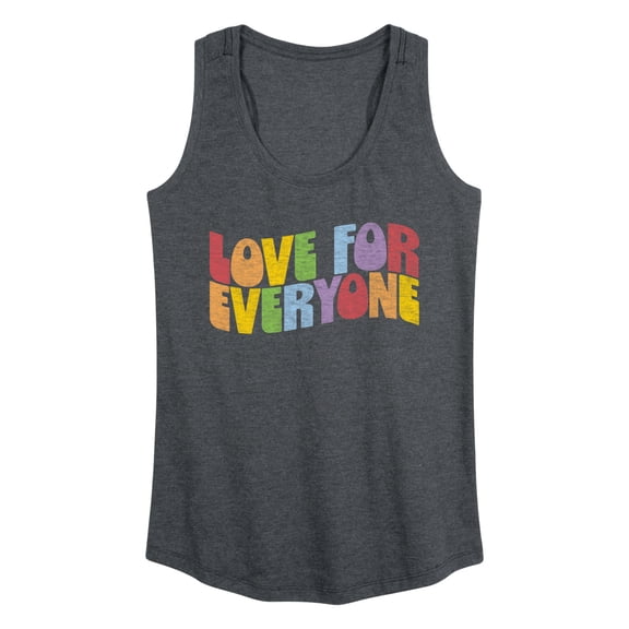 Instant Message - Love For Everyone - Women's Racerback Graphic Tank