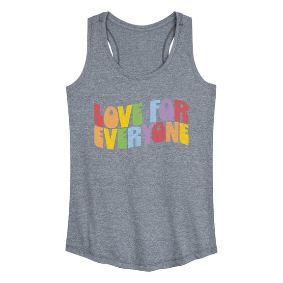 Instant Message - Love For Everyone - Women's Racerback Graphic Tank