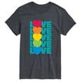 thumbnail image 1 of Instant Message - Love Hearts Stacked - Men's Short Sleeve Graphic T-Shirt, 1 of 5