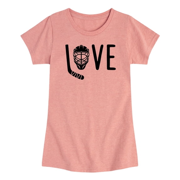 Instant Message - Love Hockey Toddler Short Sleeve Graphic T-Shirt