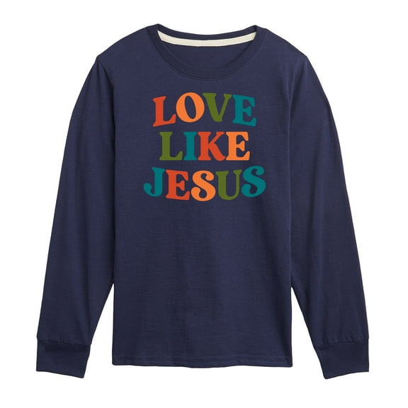 Instant Message - Love Like Jesus - Toddler & Youth Long Sleeve Graphic T-Shirt