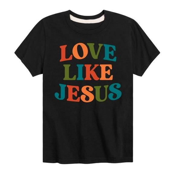 Instant Message - Love Like Jesus - Toddler & Youth Short Sleeve Graphic T-Shirt