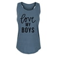 thumbnail image 1 of Instant Message - Love My Boys Graphic Racerback Tank, 1 of 4