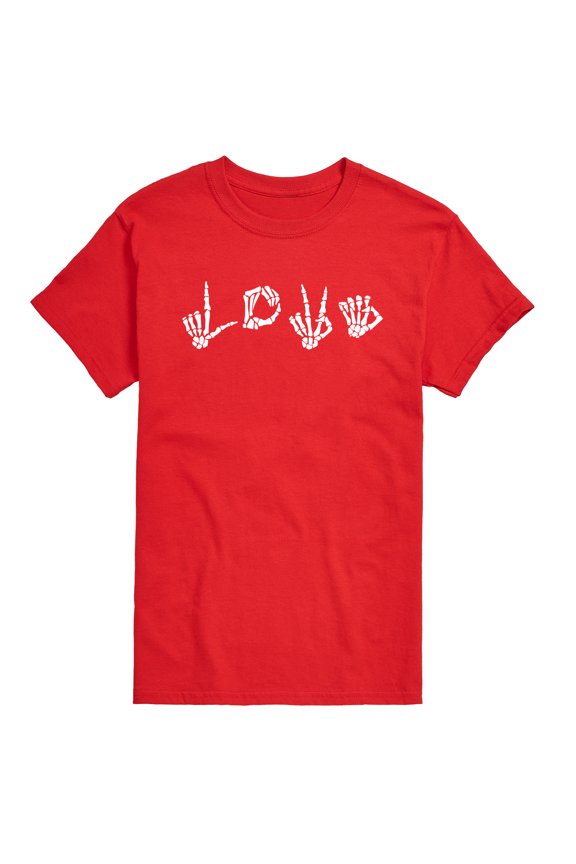 - Love Skeleton - Men's Short Sleeve Graphic T-shirt
