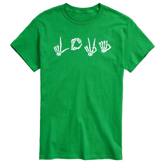 Instant Message - Love Skeleton - Men's Short Sleeve Graphic T-shirt