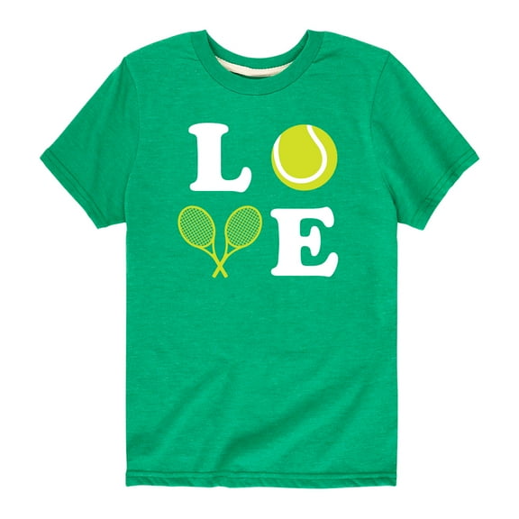 Instant Message - Love Tennis  - Youth Short Sleeve Tee