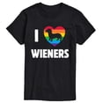 thumbnail image 1 of Instant Message - Love Wieners - Men's Short Sleeve Graphic T-Shirt, 1 of 5