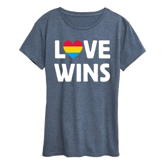 Instant Message - Love Wins Short Sleeve Graphic T-Shirt