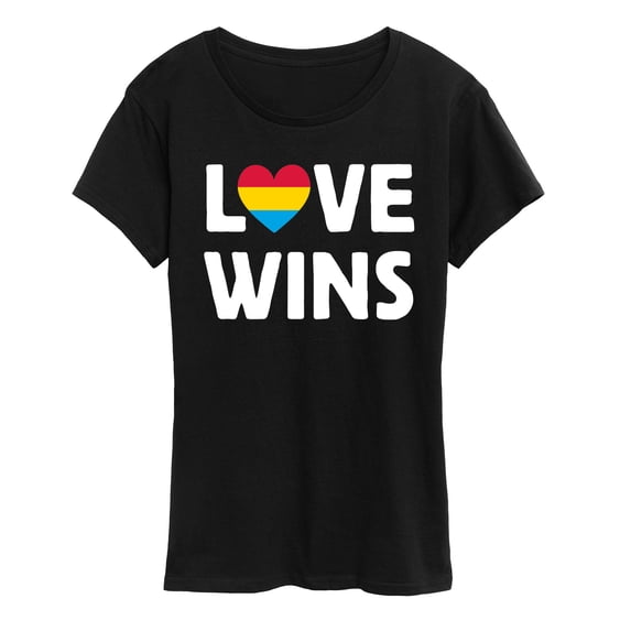 Instant Message - Love Wins Short Sleeve Graphic T-Shirt