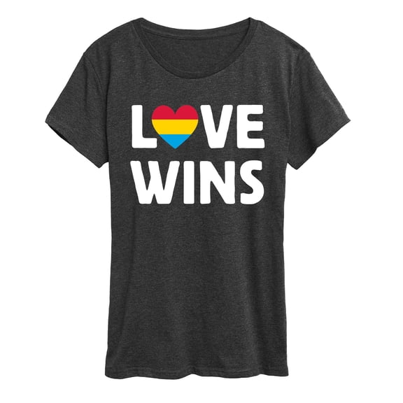 Instant Message - Love Wins - Women's Short Sleeve Graphic T-Shirt