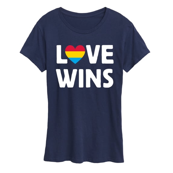 Instant Message - Love Wins Short Sleeve Graphic T-Shirt