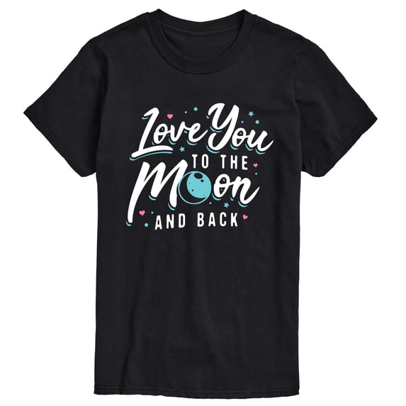 Instant Message - Love You to the Moon and Back Men's Short Sleeve Graphic T-Shirt