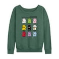 thumbnail image 1 of Instant Message - Lucky Cat - Women's Lightweight French Terry Long Sleeve Shirt, 1 of 6