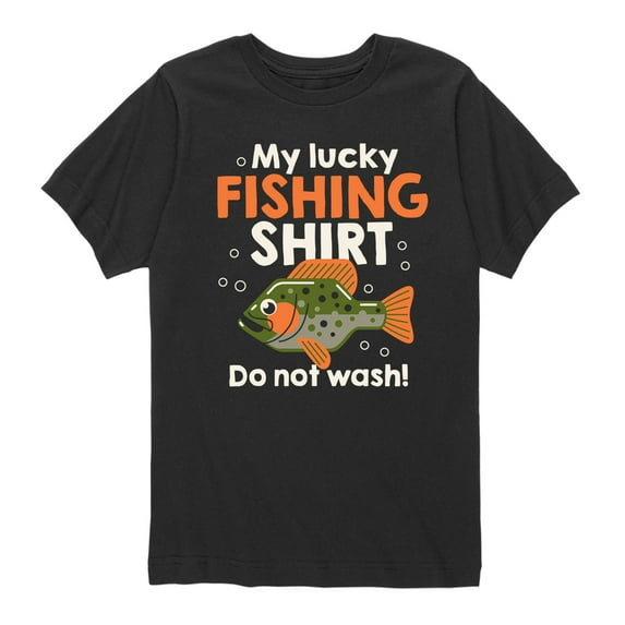 Instant Message - Lucky Fishing Shirt - Toddler Short Sleeve Tee