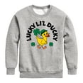 thumbnail image 1 of Instant Message - St. Patrick's Day Lucky Lil Ducky - Toddler & Youth Crewneck Fleece Sweatshirt, 1 of 6