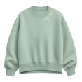 thumbnail image 1 of Instant Message - Lucky Me Women's Oversized Fleece Crew Sweatshirt, 1 of 4