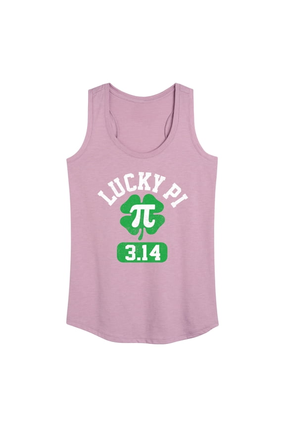 - Lucky Pi - Women's Racerback Tank Top