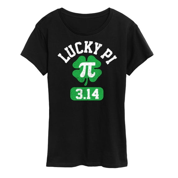 Instant Message - Lucky Pi - Women's Short Sleeve Graphic T-Shirt