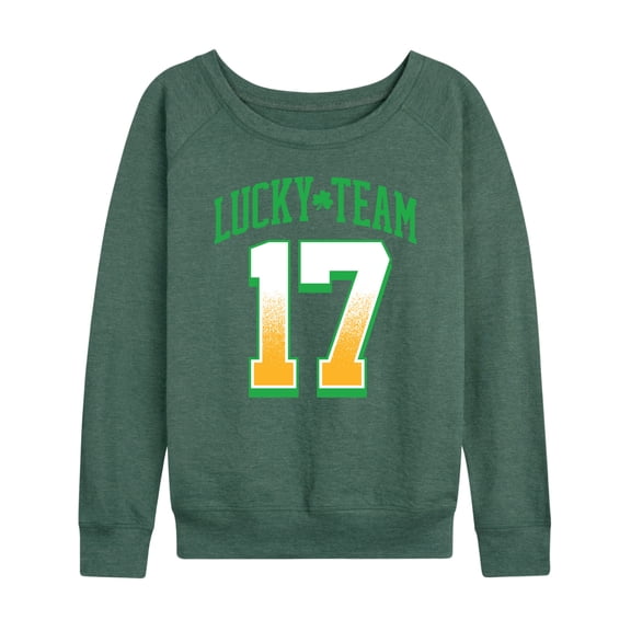 Instant Message - Lucky Team 17 - Women's French Terry Long Sleeve Pullover