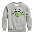 thumbnail image 1 of Instant Message - Lucky Vibes - Toddler & Youth Crewneck Fleece Sweatshirt, 1 of 6