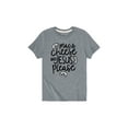 thumbnail image 1 of Instant Message - Mac And Cheese And Jesus Please  - Youth Short Sleeve Tee, 1 of 5