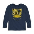 thumbnail image 1 of Instant Message - Mac And Cheese - Kids Long Sleeve Tee, 1 of 5
