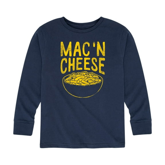 Instant Message - Mac And Cheese - Kids Long Sleeve Tee