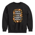 thumbnail image 1 of Instant Message - Mac & Cheese and Nuggets Please - Toddler & Youth Crewneck Fleece Sweatshirt, 1 of 6