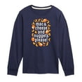 thumbnail image 1 of Instant Message - Mac & Cheese and Nuggets Please - Toddler & Youth Long Sleeve Graphic T-Shirt, 1 of 6